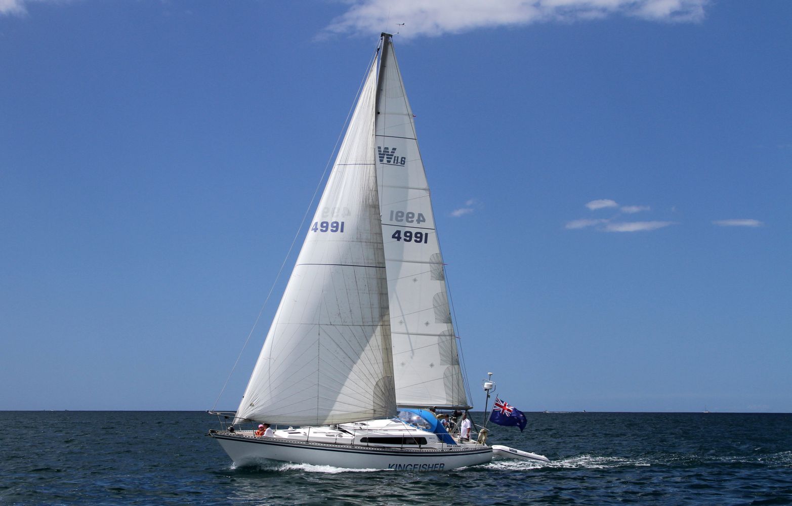 Kingfisher Charters   Under sail 2013